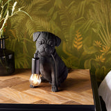 ENDON Pug Puppy Table Lamp - Matt Black