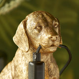 ENDON Labrador Puppy Table - Vintage Gold