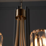 ENDON Berenice 5Lt Pendant - Antique Brass