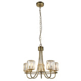 ENDON Berenice 5Lt Pendant - Antique Brass