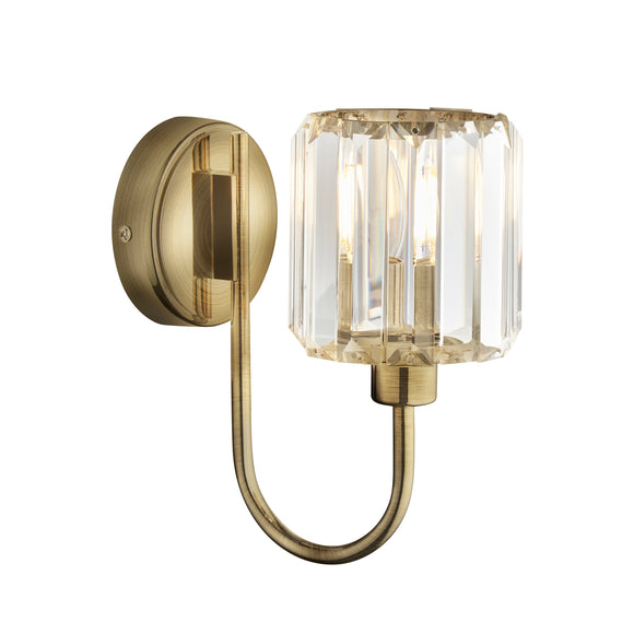 ENDON Berenice Wall Light - Antique Brass