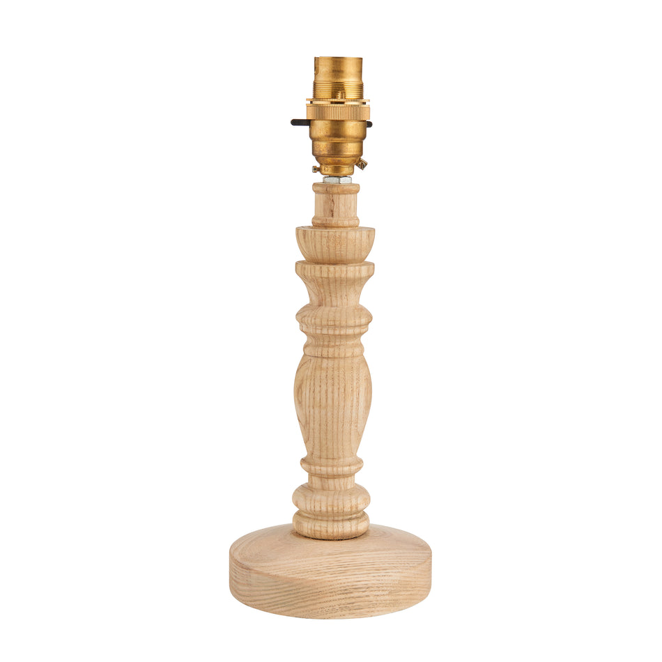 Bibury Table Base - Natural Ash Wood