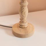 ENDON Bibury Table Base - Natural Ash Wood