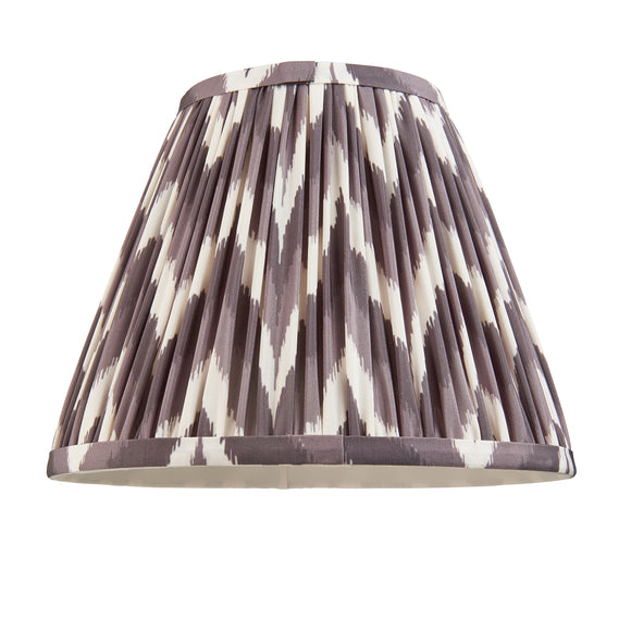 ENDON Zigzag 25cm Tapered Shade - Pearl Grey