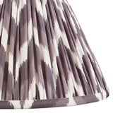 ENDON Zigzag 30cm Tapered Shade  - Pearl Grey