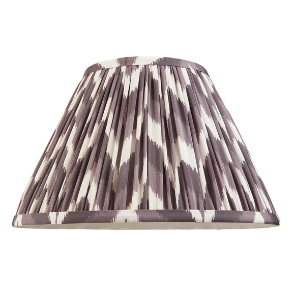 ENDON Zigzag 30cm Tapered Shade  - Pearl Grey