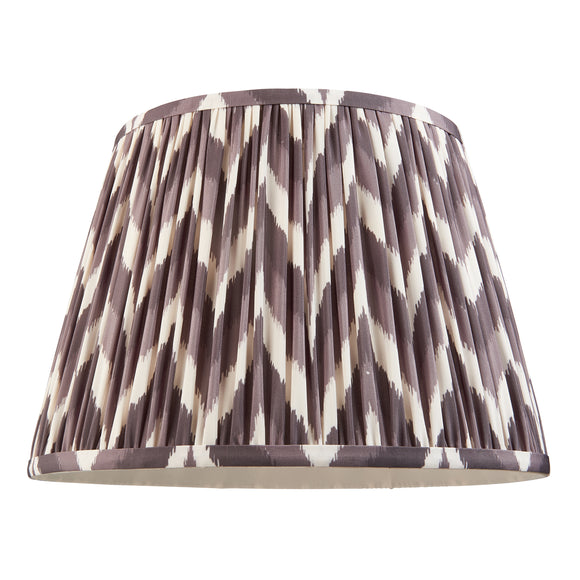 ENDON Zigzag 35cm Tapered Shade - Pearl Grey