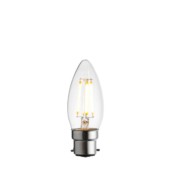 ENDON B22 LED filament candle Dimmable