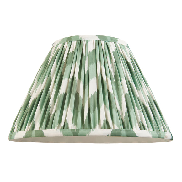 ENDON Zigzag 30cm Tapered Shade - Cotswold green