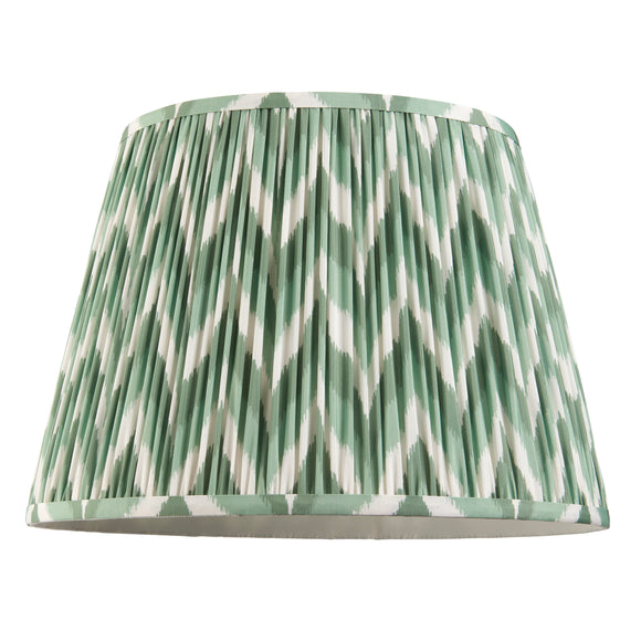 ENDON Zigzag 40cm Tapered Shade - Cotswold Green