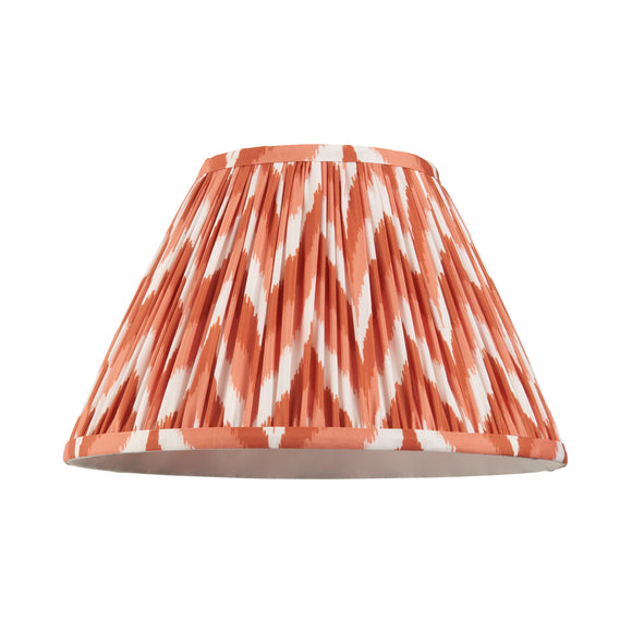 ENDON Zigzag 30cm Tapered Shade - Apricot Orange