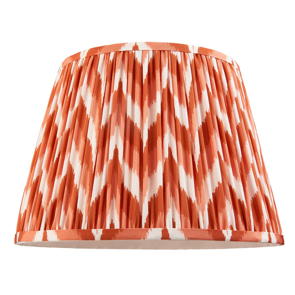 ENDON Zigzag 35cm Tapered Shade - Apricot Orange