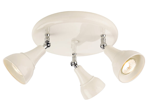 FIRSTLIGHT Country 3 Light Flush Ceiling Fitting