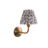 ENDON Obelisk Arc & Leaf 16cm Pearl grey shade