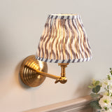 ENDON Obelisk Wing Lamp Ripple 16cm Pearl grey shade