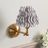 ENDON Obelisk Wing Lamp Ripple 16cm Pearl grey shade