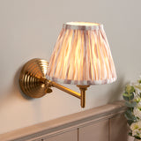 ENDON Obelisk Fold Lamp & Ikat 16cm Neutral shade