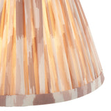 ENDON Obelisk Fold Lamp & Ikat 16cm Neutral shade