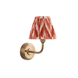 ENDON Step Arc & Zigzag 16cm Apricot orange shade