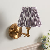 ENDON Step Wing Lamp & Ikat 16cm Pearl grey shade