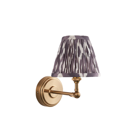 ENDON Step Wing Lamp & Ikat 16cm Pearl grey shade