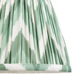 ENDON Obelisk Arc & Zigzag 20cm Cotswold green shade