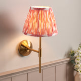 ENDON Obelisk T Bar & Ikat 20cm Coral pink shade