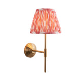 ENDON Obelisk T Bar & Ikat 20cm Coral pink shade