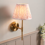 ENDON Step T Bar Lamp & Leaf 20cm Peachy keen shade