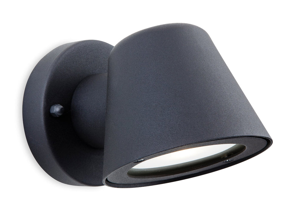 Elan Modern Outdoor LED Wall Light - Black, Pathways & Patio
