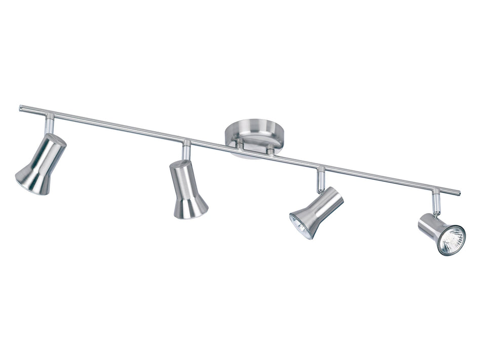 Magnum 4 Spotlight Bar - Brushed Steel, Directional Light