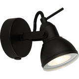 FOCUS Spotlight Wall Light - GU10 - Antique Brass, Black or Silver