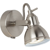FOCUS Spotlight Wall Light - GU10 - Antique Brass, Black or Silver