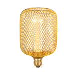 Wire Mesh Effect Drum Lamp - Gold or Black