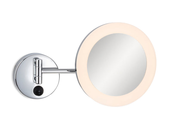 FIRSTLIGHT Lily LED Magnifying Mirror Wall Light - Chrome