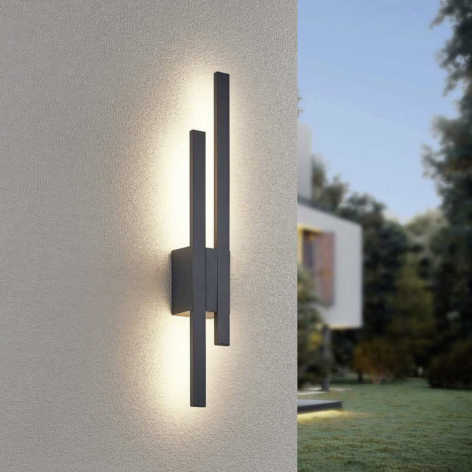 TAWA - 2lt Outdoor Modern LED Wall Washer