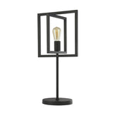 SEARCHLIGHT PLAZA TABLE LAMP - MATT BLACK METAL