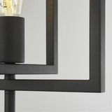 SEARCHLIGHT PLAZA TABLE LAMP - MATT BLACK METAL