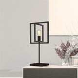 SEARCHLIGHT PLAZA TABLE LAMP - MATT BLACK METAL