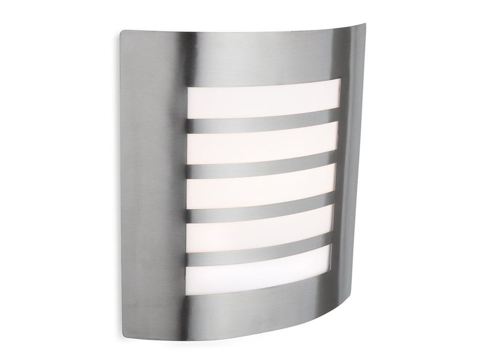 Prince Outdoor Wall Light - Stainless Steel with Opal PC Diffuser