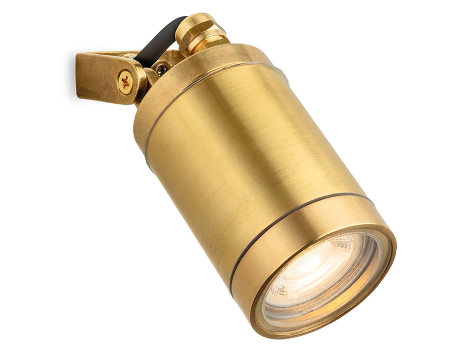 Nautic Outdoor Wall & Ceiling Light - Solid Brass