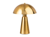 Crown Table Lamp - Art Deco Style, Brass, Black or White