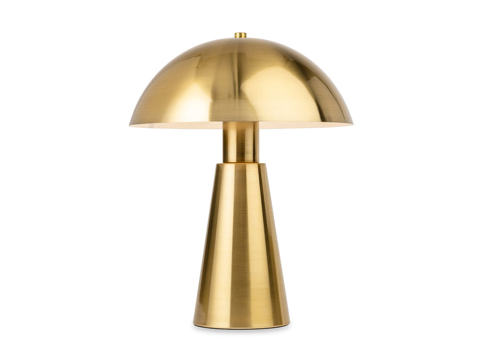 Crown Table Lamp - Art Deco Style, Brass, Black or White