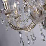 SEARCHLIGHT Utah Outdoor 8Lt Pendant - Gold & Crystal