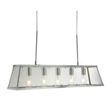 VOYAGER 5Lt Bar Pendant - Brass, Black or Chrome Finish