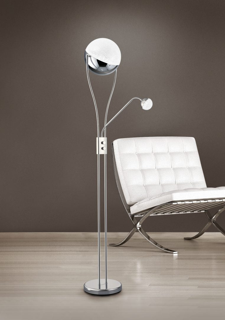 CHRIS LED Floor Lamp with Reading Arm Light