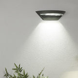 SEARCHLIGHT Lincoln Outdoor Wall Light - Dark Grey Metal & Polycarbonate