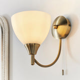 ENDON Alton Wall Light - Antique Brass