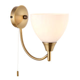 ENDON Alton Wall Light - Antique Brass