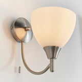 ENDON Alton Wall Light - Satin Chrome